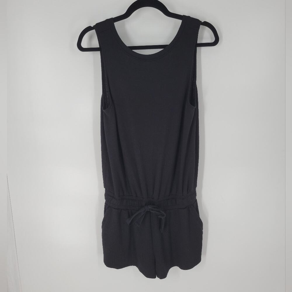 Aritzia Wilfred Black Sleeveless Romper S